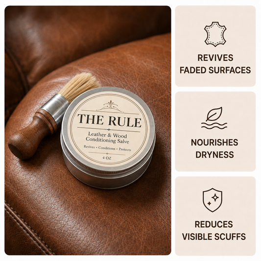 Bring Dry, Faded Leather & Wood Furniture Back to Life