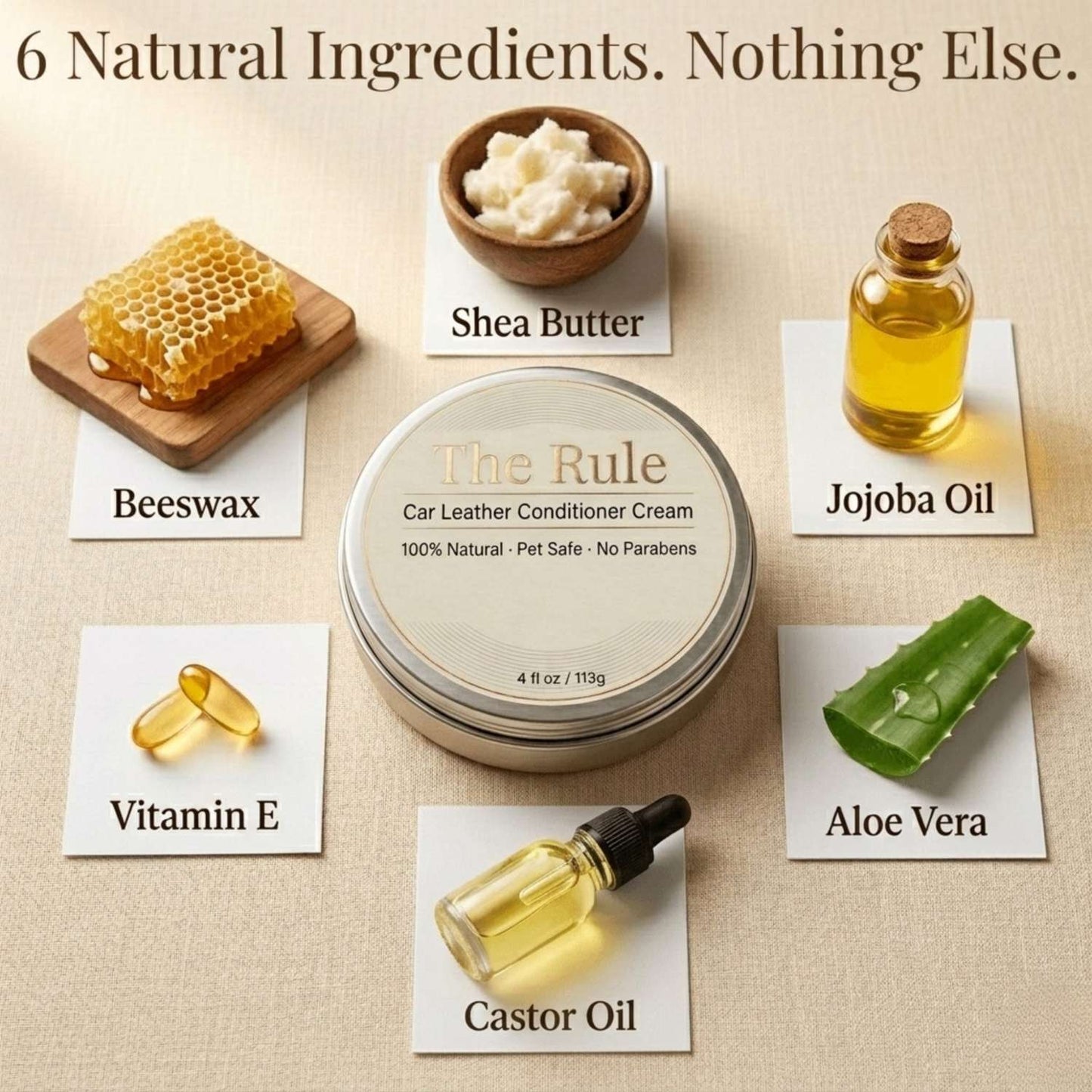 The Rule — Car Leather Conditioner Cream - The Rule