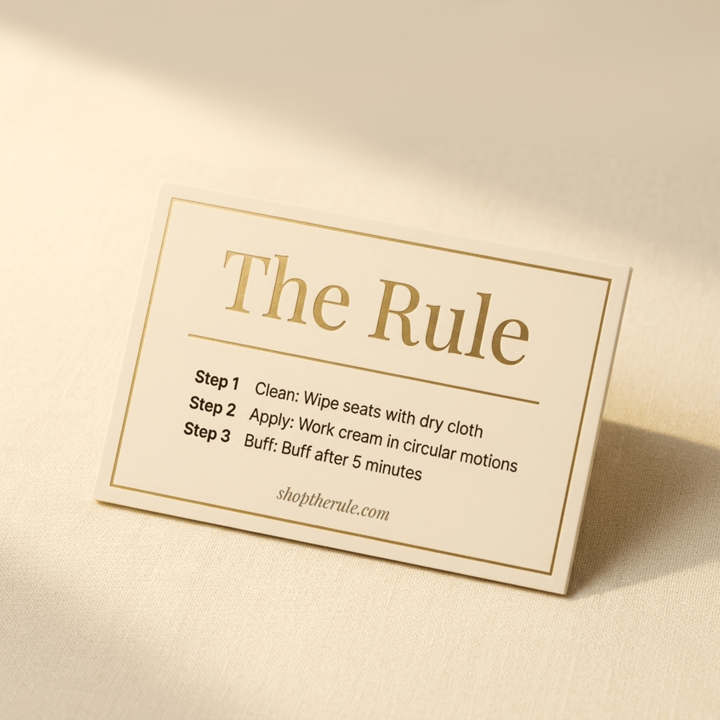 The Rule Card