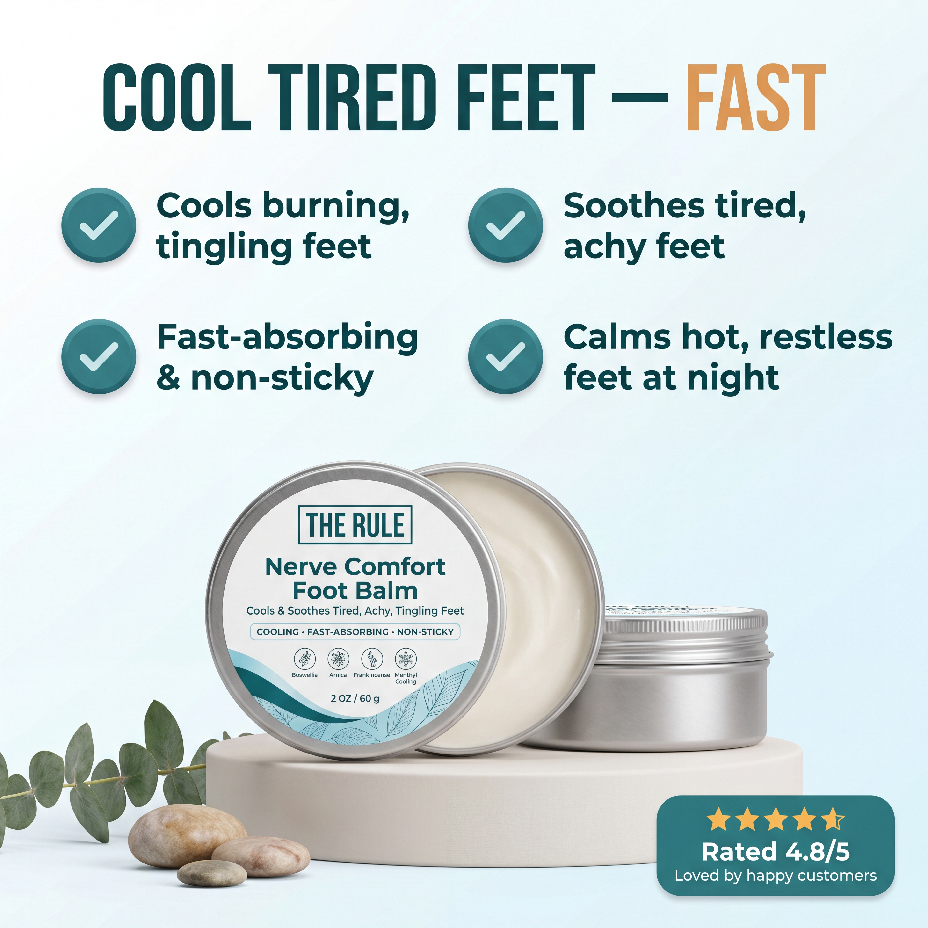 The Rule Nerve Comfort foot balm