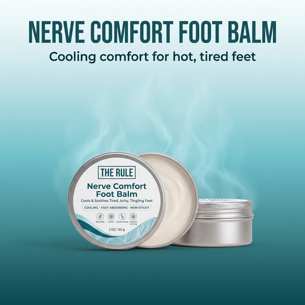 The Rule Nerve Comfort foot balm