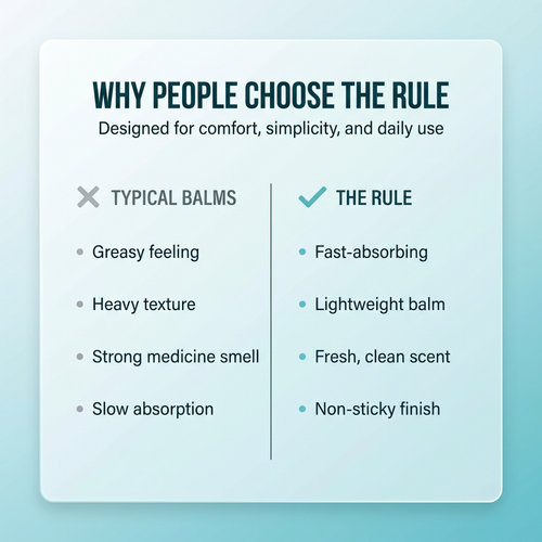 The Rule Nerve Comfort foot balm