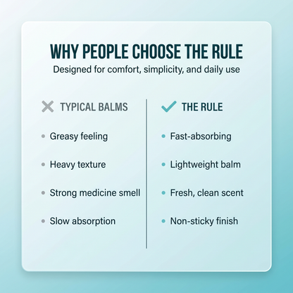 THE RULE — Nerve Comfort Foot Balm