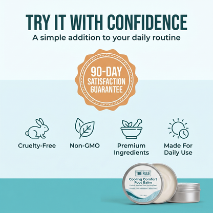 The Rule - Cooling Comfort Foot Balm 1