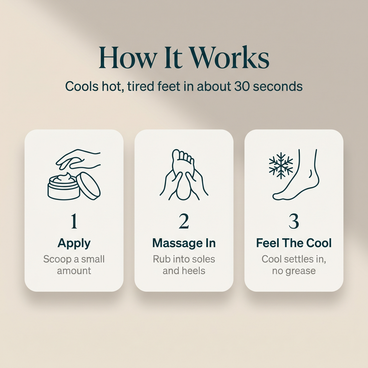 The Rule - Cooling Comfort Foot Balm